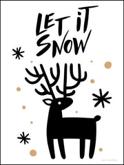 ST605 - Let It Snow Reindeer - 12x16