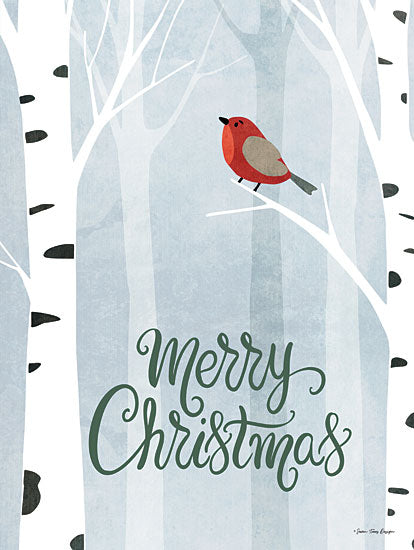 Seven Trees Design ST643 - ST643 - Merry Christmas Forest - 12x12 Christmas, Signs, Typography, Trees, Bird, Merry Christmas from Penny Lane