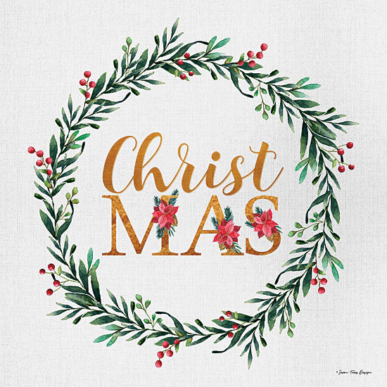 Seven Trees Design ST645 - ST645 - ChristMAS - 12x12 Signs, Typography, Christmas, Wreath, Poinsettias, Christmas Ivy from Penny Lane