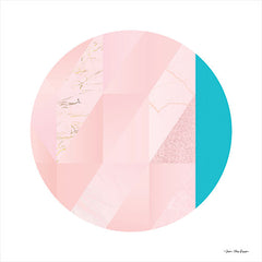 ST662 - Pink Marble Circle II - 12x12