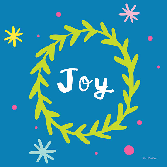 Seven Trees Design ST713 - ST713 - Joy Wreath    - 12x12 Joy, Wreath, Stars, Holidays, Christmas, Signs from Penny Lane