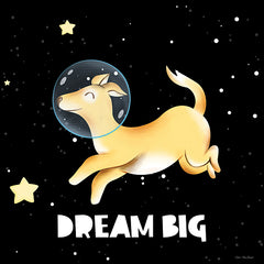 ST738 - Dream Big Astronaut Dog   - 12x12