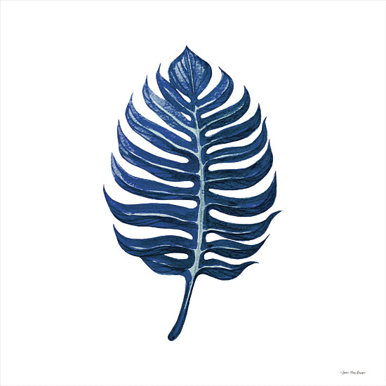 Seven Trees Design ST796 - ST796 - Watercolor Blue Leaf I - 12x12 Leaf, Blue Leaf, Tropical, Botanical from Penny Lane