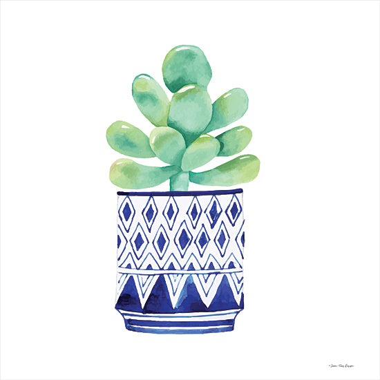 Seven Trees Design ST803 - ST803 - The Cacti - 12x12 Cactus, Blue and White Vase, Southwestern, Botanical from Penny Lane