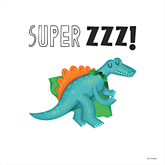 Seven Trees Design ST815 - ST815 - Super ZZZ - 12x12 Dinosaur, Kid's Art, Superhero, Signs from Penny Lane