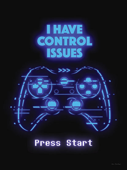 Seven Trees Design ST878 - ST878 - Gamer Control Issues     - 12x16 Gamer Control Issues, Gamer, Game Controller, Masculine, Humorous, Video Games from Penny Lane