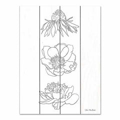 ST922PAL - Hand Drawn Flowers - 12x16