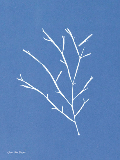 Seven Trees Design ST925 - ST925 - Blue Botanical III    - 12x16 Stem, Plant Stem, Botanical, Blue & White from Penny Lane