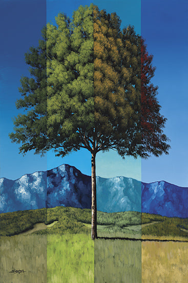 Tim Gagnon TGAR101 - Green Tree - Tree, Landscape, Mountains from Penny Lane Publishing