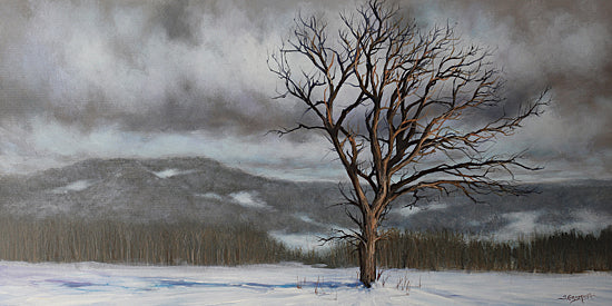 Tim Gagnon TGAR109 - Tree and Mountains - Tree, Landscape, Mountains, Snow from Penny Lane Publishing
