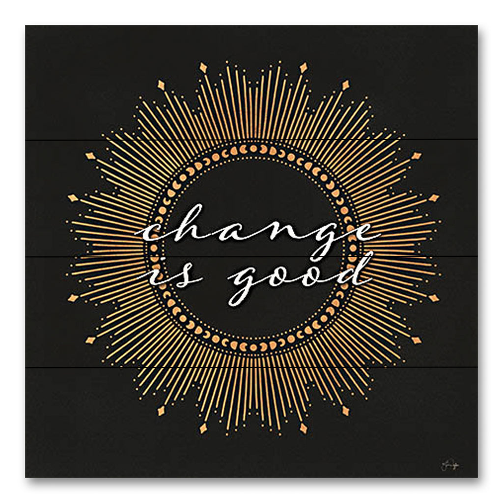 Yass Naffas Designs YND218PAL - YND218PAL - Change is Good - 12x12 Motivational, Change is Good, Sunburst, Tween, Typography, Signs from Penny Lane