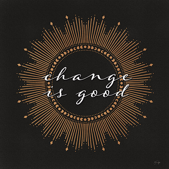 Yass Naffas Designs YND218 - YND218 - Change is Good - 12x12 Motivational, Change is Good, Sunburst, Tween, Typography, Signs from Penny Lane