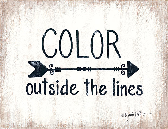 Annie LaPoint ALP1657 - Color Outside the Lines - Color, Arrow, Children from Penny Lane Publishing