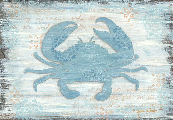 Annie LaPoint ALP1737 - Ocean Crab Crab, Blue Crab, Nautical from Penny Lane