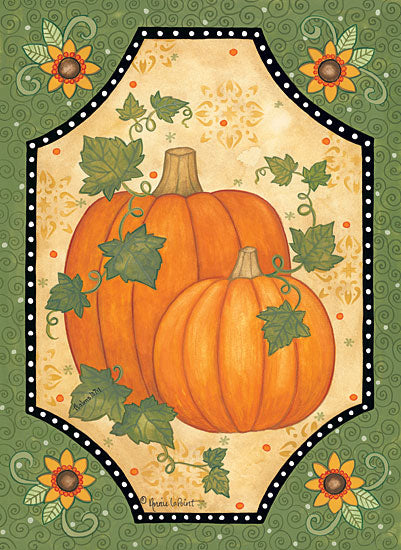 Annie LaPoint ALP1790 - Pumpkins & Sunflowers - 12x16 Pumpkins, Sunflowers, Flowers, Gourds, Patterns, Harvest, Autumn from Penny Lane