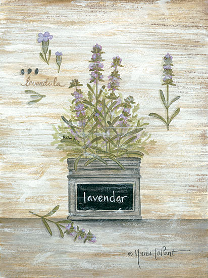 Annie LaPoint ALP1816 - Lavender Botanical - 12x16 Herbs, Lavender, Botanical, Country French, Shabby Chic from Penny Lane