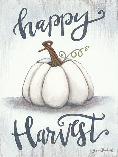 Sara Baker BAKE112 - Happy Harvest - 12x16 Happy Harvest, White Pumpkins, Pumpkins, Harvest, Farm from Penny Lane
