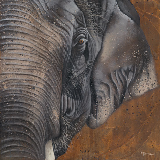 Britt Hallowell BHAR466 - The Gentlest Giant      Elephant, Wildlife, Selfie, Portrait from Penny Lane