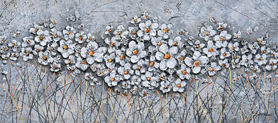 Britt Hallowell BHAR497 - BHAR497 - Fields of Pearls - 20x8 Flowers, Wildflowers, Abstract, Modern, Abstract from Penny Lane