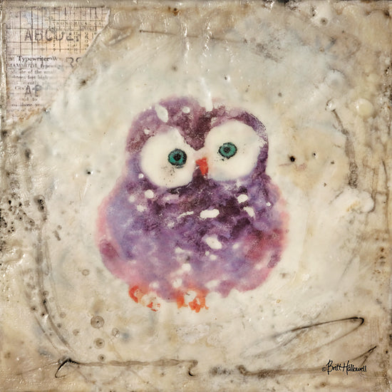 Britt Hallowell BHAR507 - BHAR507 - The Wonder Years III - 12x12 Abstract, Owl, Baby Owl, Bird from Penny Lane