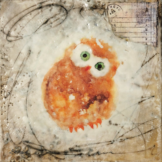 Britt Hallowell BHAR508 - BHAR508 - The Wonder Years IV - 12x12 Abstract, Owl, Baby Owl, Bird from Penny Lane
