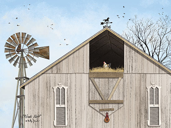 Billy Jacobs BJ1180 - Winds Aloft - Barn, Windmill, Farm, Hayloft from Penny Lane Publishing