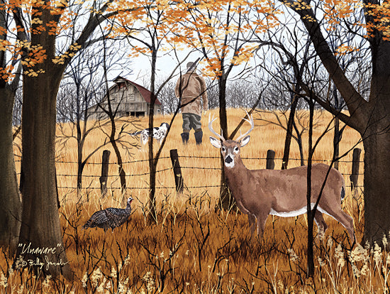 Billy Jacobs BJ1232 - BJ1232 - Unaware - 16x12 Deer, Hunter, Lodge, Cabin, Dog, Autumn, Masculine from Penny Lane