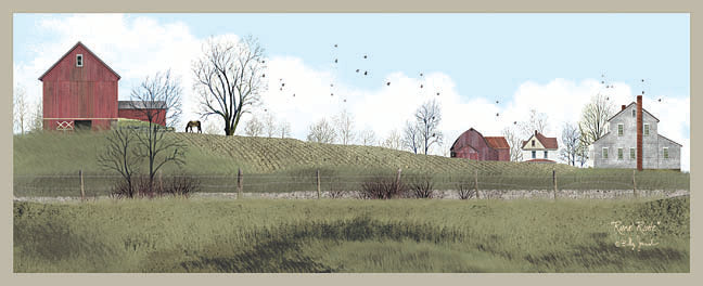 Billy Jacobs BJ137A - Rural Route - Farm, Barn, House, Field from Penny Lane Publishing