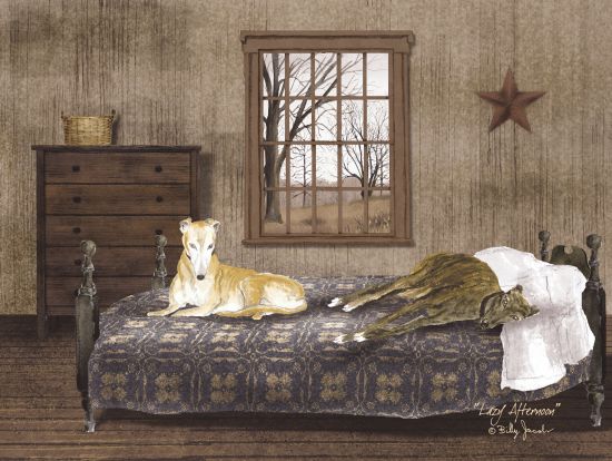 Billy Jacobs BJ164 - Lazy Afternoon Room, Window, Barn Star, Dogs, Bed from Penny Lane