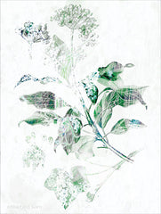 BLUE137 - Verbena Botanical   - 12x16