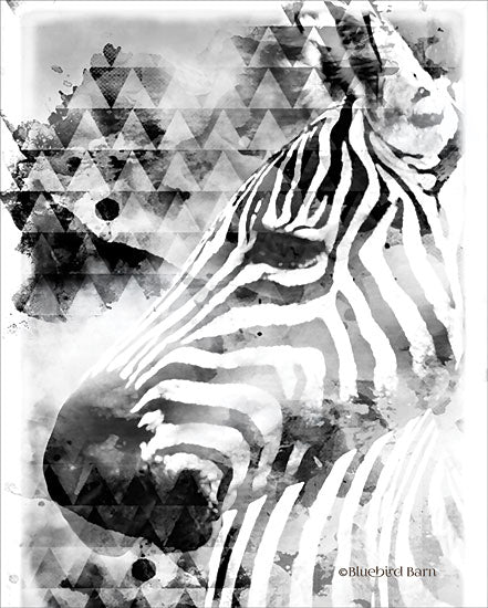 Bluebird Barn BLUE145 - BLUE145 - Modern Black & White Zebra      - 12x16 Abstract, Black & White, Patterns, Wildlife, Zebra from Penny Lane