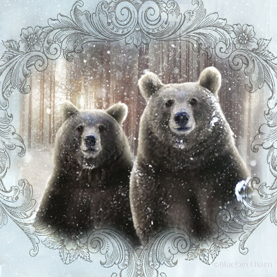 Bluebird Barn BLUE151 - BLUE151 - Enchanted Winter Bears    - 12x12 Bears, Winter, Portrait, Forest from Penny Lane