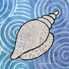 BLUE313 - Whimsy Coastal Conch Shell - 12x12