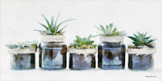 Bluebird Barn BLUE406 - BLUE406 - Rustic Plants in a Row - 18x9 Succulents, Florals, Botanical, Classic, Cactus from Penny Lane