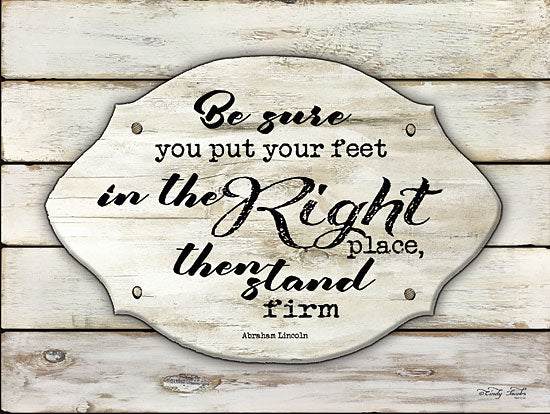 Cindy Jacobs CIN1042 - Stand Firm - Stand Firm, Abraham Lincoln, Plaque, Shiplap, Wood Planks from Penny Lane Publishing