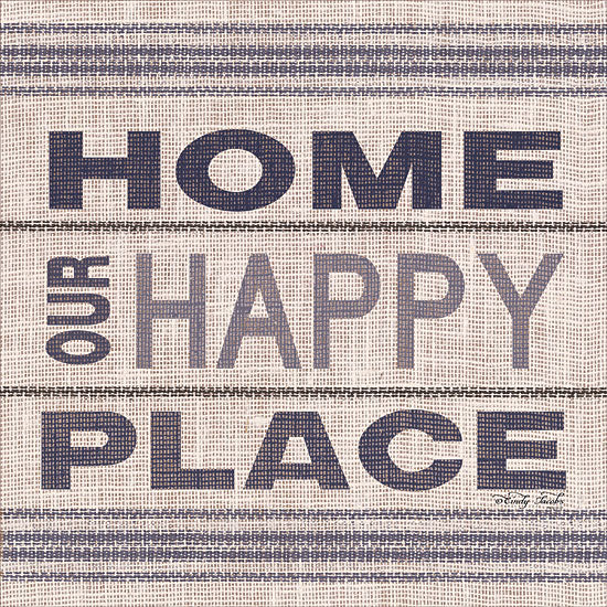 Cindy Jacobs CIN1096 - Home - Our Happy Place Home, Happy Place, Tea Towel, Country, Country French from Penny Lane