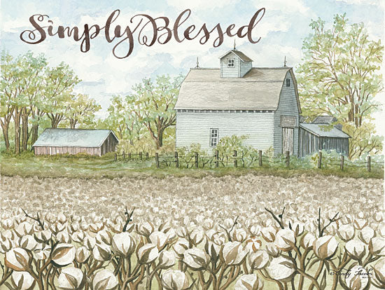 Cindy Jacobs CIN1147 - Simply Blessed Simply Blessed, Cotton, Farm, Barn, Crop from Penny Lane