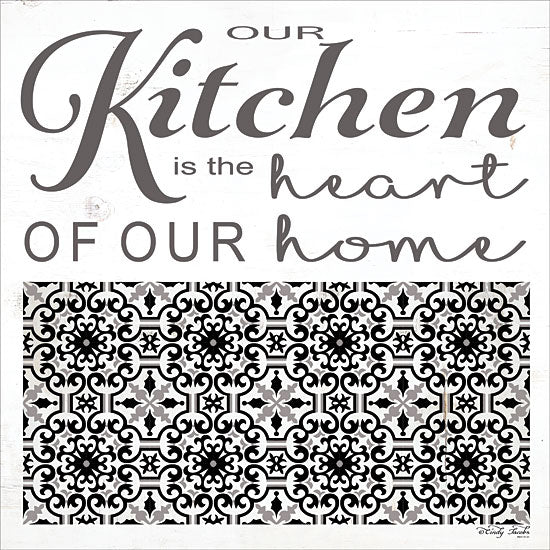 Cindy Jacobs CIN1192 - Our Kitchen Kitchen, Home, Black & White, Tiles from Penny Lane