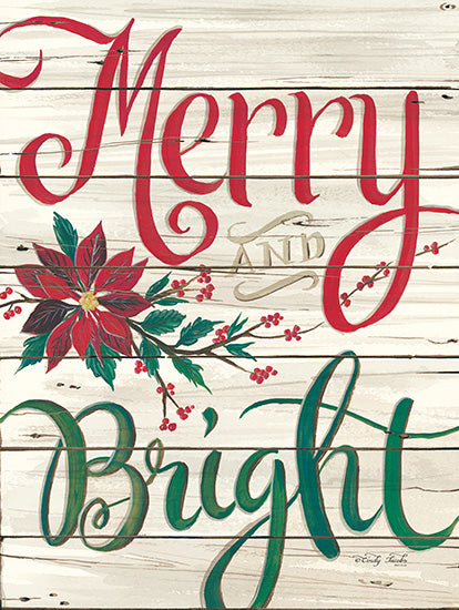 Cindy Jacobs CIN1247 - Merry & Bright Shiplap Merry & Bright, Shiplap, Poinsettia, Flowers, Holiday from Penny Lane