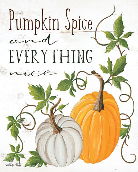 Cindy Jacobs CIN1289 - CIN1289 - Pumpkin Spice and Everything Nice - 12x16 Signs, Typography, Pumpkins, Pumpkin Spice, Fall from Penny Lane