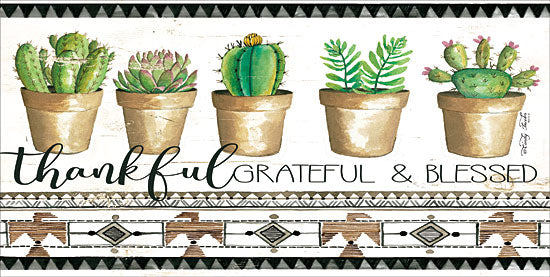 Cindy Jacobs CIN1317 - Native Thankful Grateful    Succulents, Cactus, Thankful, Grateful, Blessed,  Southwestern, Pots from Penny Lane