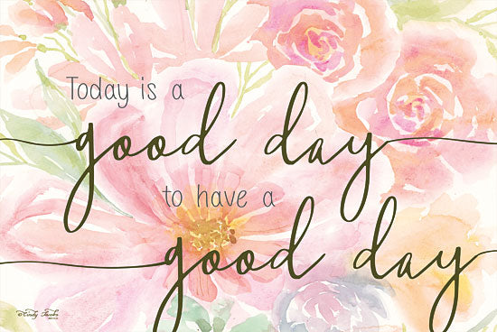 Cindy Jacobs CIN1364 - Floral Good Day Flowers, Blooms, Botanical, Watercolor, Good Day, Signs from Penny Lane