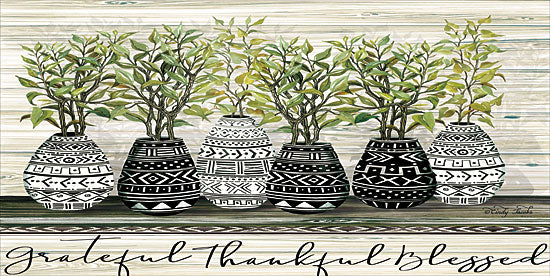 Cindy Jacobs CIN1411 - Grateful Mud Cloth Vase Mud Cloth, Vases, Cactus, Southwestern, Grateful, Thankful, Blessed from Penny Lane