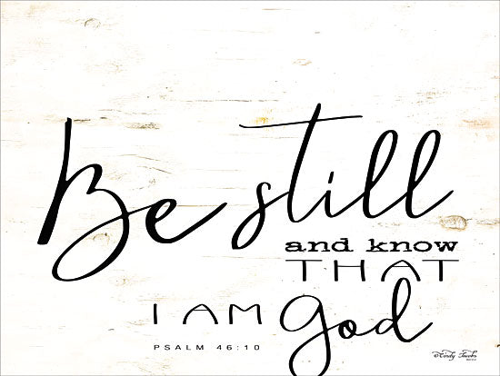 Cindy Jacobs CIN1420 - Be Still and Know Be Still and Know, Calligraphy, Religious, Psalm, Bible Verse from Penny Lane