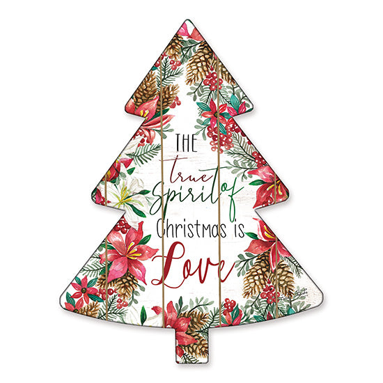 Cindy Jacobs CIN1471TREE - The True Spirit   Holidays, True Spirit of Christmas, Pinecones, Poinsettias, Christmas Trees from Penny Lane