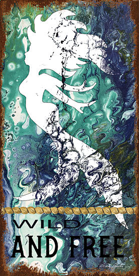 Cindy Jacobs CIN1521 - Wild and Free - 8x16 Mermaids, Wild and Free, Coastal, Tropical, Fantasy from Penny Lane