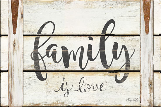 Cindy Jacobs CIN1558 - CIN1558 - Family is Love   - 18x12 Signs, Typography, Family, Wood Planks from Penny Lane