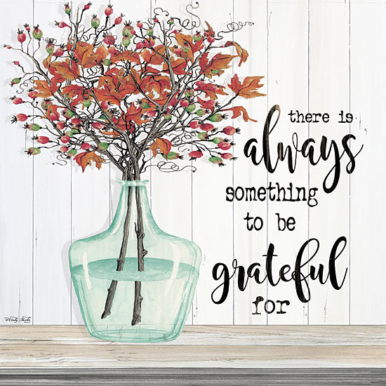 Cindy Jacobs CIN1605 - Fall - There is Always Something - 12x12 Autumn, Grateful, Flowers, Vase of Flowers, Shiplap, Signs from Penny Lane