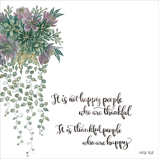 Cindy Jacobs CIN1611 - CIN1611 - Thankful People  - 12x12 Signs, Typography, Flowers, Greenery, Thankful People from Penny Lane