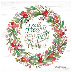 CIN1631 - All Hearts Come Home for Christmas Berry Wreath - 12x12